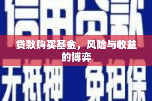 汝州贷款购买基金，风险与收益的博弈