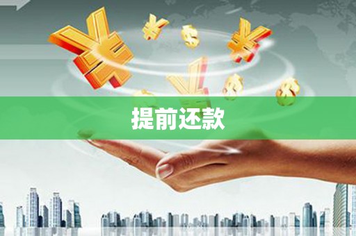 汝州提前还款