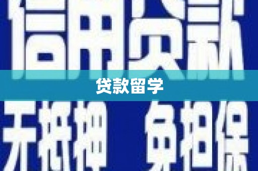 汝州贷款留学