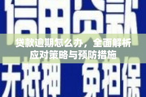 汝州贷款逾期怎么办，全面解析应对策略与预防措施