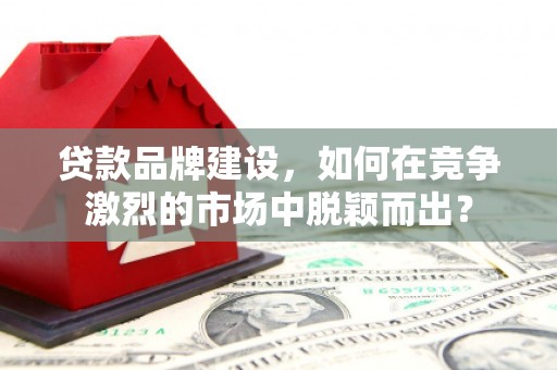 汝州贷款品牌建设，如何在竞争激烈的市场中脱颖而出？