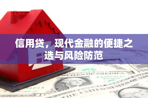 汝州信用贷，现代金融的便捷之选与风险防范