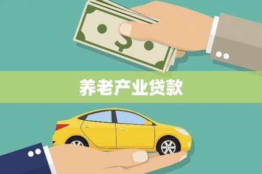 汝州养老产业贷款